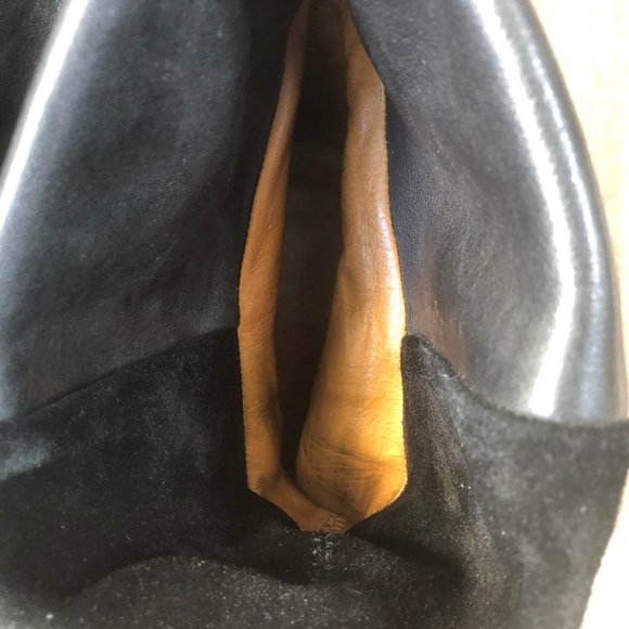 Isabel Marant Black Leather Tassle Wedge Booties - Picture 4 of 6